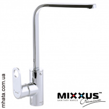 Смеситель для кухни Ухо на гайке MIXXUS Premium Nordik (Chr-017), Польша