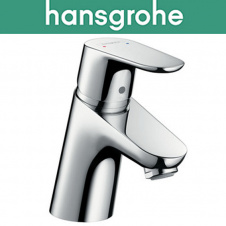 Змішувач Hansgrohe 31730000 для умивальника Focus 70 з донним клапаном