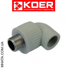 KOER Кут з зовнішньою різьбою 25x3/4 н