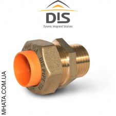 Муфта труба-зовнішнє різьблення для газу GBC15×½"(M) DISPIPE, Корея