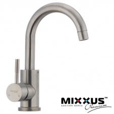 Смеситель для умывальника MIXXUS Sus 011B (Chr-011B), Польша (нержавеющая сталь)
