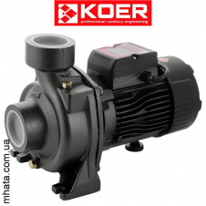 Поверхневий відцентровий насос KOER KGA-1C (Н=15М Q=27кбМ P=750Вт. 2"x2")