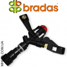 Ороситель пульсирующий c двумя форсунками пластиковый РВ 3/4" Bradas AJ-TS6005 20 м