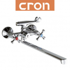 Смеситель для ванны длинный нос Cron SMES EURO (Chr-140)