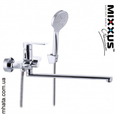 Смеситель для ванны длинный нос MIXXUS Premiun Albert EURO (Chr-006), Польша