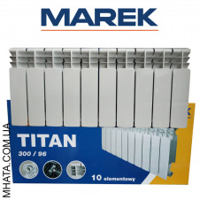 Радіатор біметалічний Marek Titan 300*96 Польща