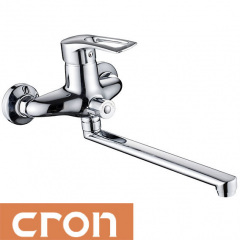 Змішувач для ванни довгий ніс Cron Hansberg EURO (Chr-007) Хуст