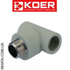 KOER Тройник с наружной резьбой 20x1/2 н Павлоград