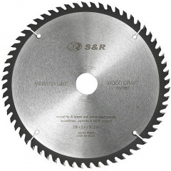 Пильный диск S&R WoodCraft 230 х 30 х 2,4 мм 60Т (238060230) Рівне