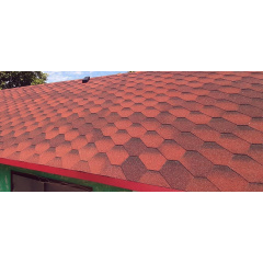 Бітумна черепиця Мозаїка Червоний еко Самбір