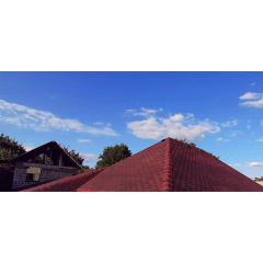 Бітумна черепиця Мозаїка Червоний еко Самбір