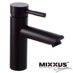 Смеситель для умывальника MIXXUS Sus-001A Black (Chr-001-A), Польша (нержавеющая сталь) Хмельницький