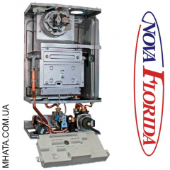 Газовый котел Nova Florida Delfis CTFS 40 двухконтурный турбированный + труба Киев