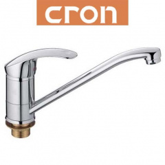 Смеситель для кухни елка на гайке 25см Cron Riva (Chr-004) Буча