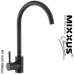 Кухонная мойка Mixxus SET 7843 D-220x1.0-PVD-BLACK (со смесителем, диспенсером, сушкой в комплекте) Хмельницький