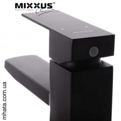 Смеситель для умывальника MIXXUS KUB Black из нерж. стали (Chr-001), Польша Запоріжжя