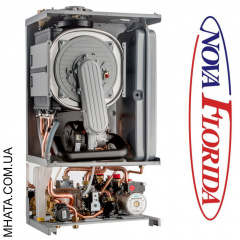 Газовий котел Nova Florida Virgo CTFS 28 контурний турбований РК дисплей Хмельницький