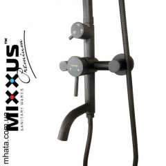 MIXXUS SUS-009-J BLACK Душевая колонна со смесителем из нерж. стали SUS304 Фастов