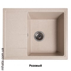 Кухонная гранитная мойка "Solid" Силика "Silica" 580*470*200 Енергодар