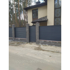 Паркан жалюзі Standart 60/100 мм двошарове покриття Дніпро