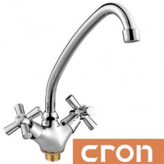 Змішувач для кухні вухо на гайці Cron Polo (Chr-271) Київ