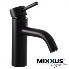 Смеситель для умывальника MIXXUS Sus-001B Black (Chr-001-B), Польша (нержавеющая сталь) Херсон