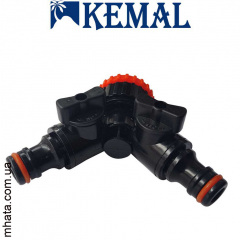 Тройник с кранами редукционный 3/4" / 1"в Kemal M1008, Турция Черкаси