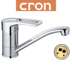 Змішувач для умивальника ялинка на шпильці 15см CRON Hansberg (Chr-004) Буча