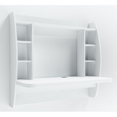 Навесной компьютерный стол Comfy Home AirTable-I WT (белый) Хмельницький