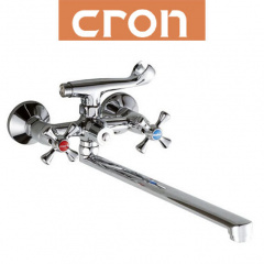 Змішувач для ванни довгий ніс Cron SMES EURO (Chr-140) Виноградів