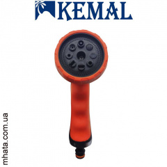 Пистолет поливочный 8 режимов, металл Kemal P5006, Турция Конотоп
