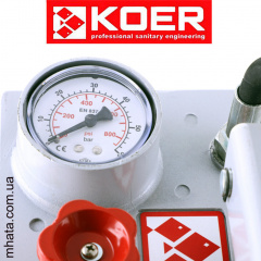 Инструмент опрессовочный ручной KOER KW.100 12л, 60Бар, 8кг, поршень-латунь, 190*530*305 Киев