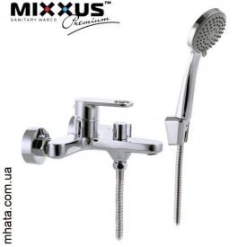 Змішувач для ванни короткий ніс MIXXUS Premium Nordik Euro (Chr-009), Польща