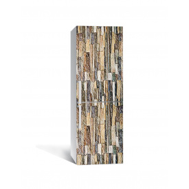 Наклейка на холодильник Zatarga «Цветной песчаник» 650х2000 мм виниловая 3Д наклейка декор на кухню