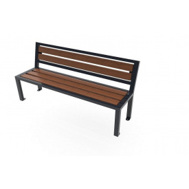 Скамья парковая GoodsMetall в стиле ЛОФТ 1800х500х800 - ЛС107