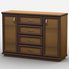 Комод Тиса Мебель АКМ-68/2 Лесной орех