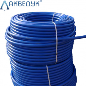 Труба поліетиленова ПЕ-80 АКВЕДУК Синя ПНД PN 10 25
