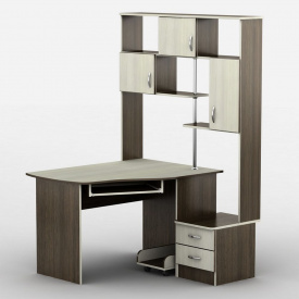 Стол компьютерный Тиса Мебель Тиса-5 Венге Молочный