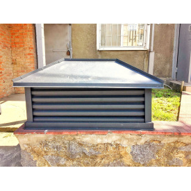 Ковпак для димоходу металевий 1000х500