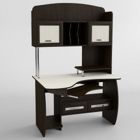 Стол компьютерный Тиса Мебель СК-224 Венге Молочный