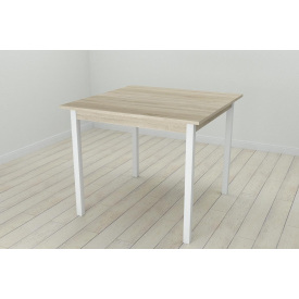 Стол кухонный Ferrum-decor Диего 75x80x80 Белый ДСП Сонома 16мм (DIE0039)