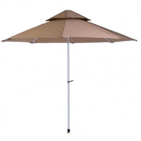 Зонт торговый антиветер Stenson MH-3839 2.7 м Бежевый (gr_017013)