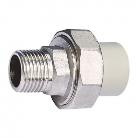 Муфта разборная нар резьба (латунь) PPR 20х1/2" LIGHT 1018