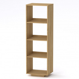 Шкаф книжный Компанит МГ-5 тумба-3 Компанит Дуб сонома (50х40х158 см)