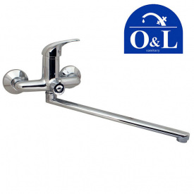 Змішувач для ванни довгий ніс O&amp;L OL Euro Product EURO (Chr-006)