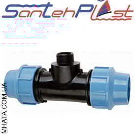 Santehplast Трійник Зовнішнє Різьблення 90*3н"
