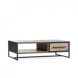 Кофейный журнальный столик в стиле LOFT (NS-656)