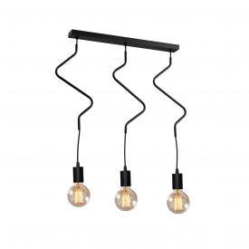 Светильник подвесной на три лампы MSK Electric NL 1442-3 ZIGZAG