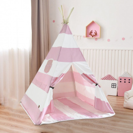 Вигвам детский-игровая палатка Littledovу RT-1640 Розово-белый (6738-23350)
