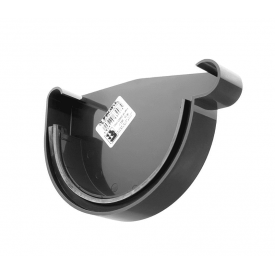 Заглушка ринви права Р PROFiL 130 чорний